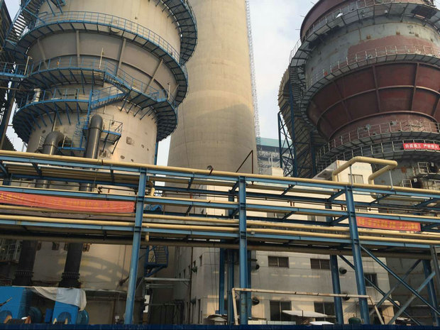 Heze power plant desulfurization absorption tower