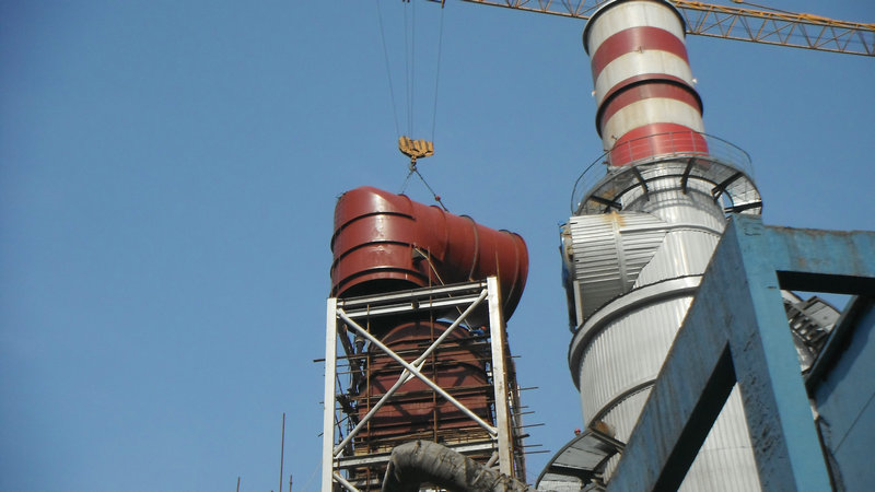 Yantai power plant desulfurization absorption tower net flue